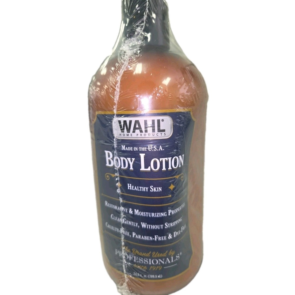 RARE DISCONTINUED -WAHL BODY LOTION,24 OZ HEALTHY SKIN. Made in U.S.A new sealed